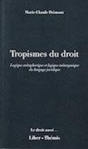 Tropismes du droit — Logique métaphorique et logique métonymique du langage juridique