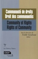 Communauté de droits, droit des communautés